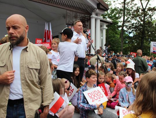 Andrzej Duda w Suwałkach i Augustowie o polityce prorodzinnej (galeria zdjęć)