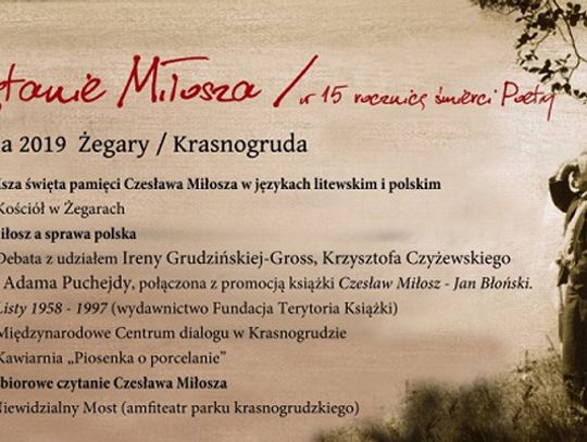 Pamiętanie Miłosza w Krasnogrudzie