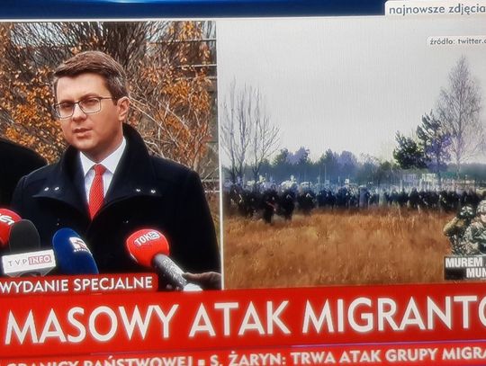 Podlaska policja zaatakowana na granicy: lecą w nas kamienie (zdjęcia)