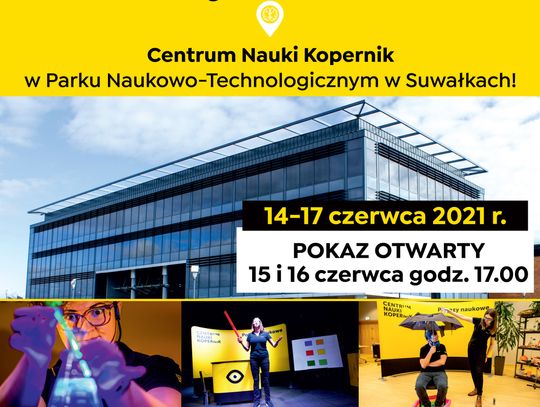 Pokazy Centrum Nauki Kopernik w Suwałkach