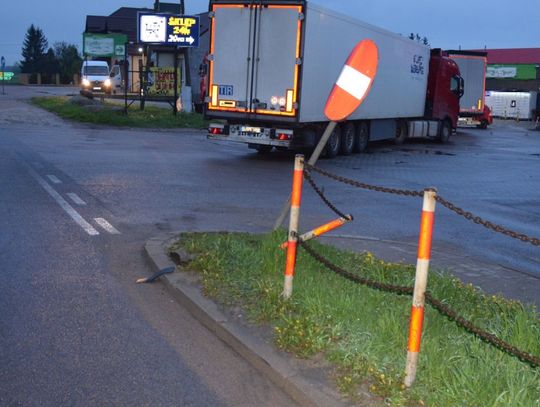 Policjanci zatrzymali pijanego kierowcę TIR-a