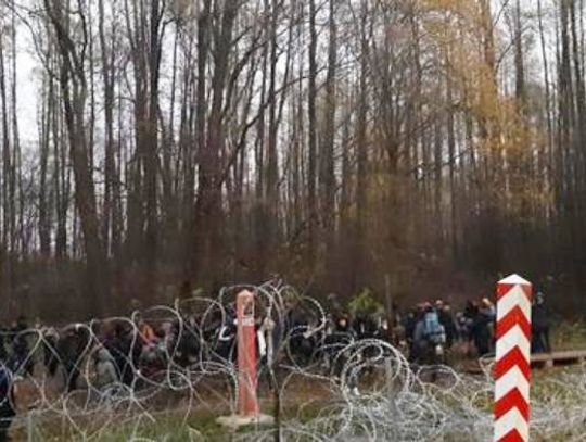 Ranni żołnierze po ty, jak migranci chcieli wedrzeć się do Polski (film)