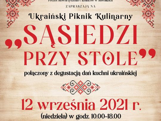 Suwałki: W niedzielę Ukraiński Piknik Kulinarny „Sąsiedzi Przy Stole”