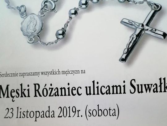 W sobotę drugi "Męski Różaniec ulicami Suwałk"