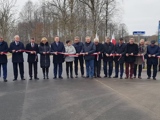 Wyremontowana droga z Krzywego do Sobolewa