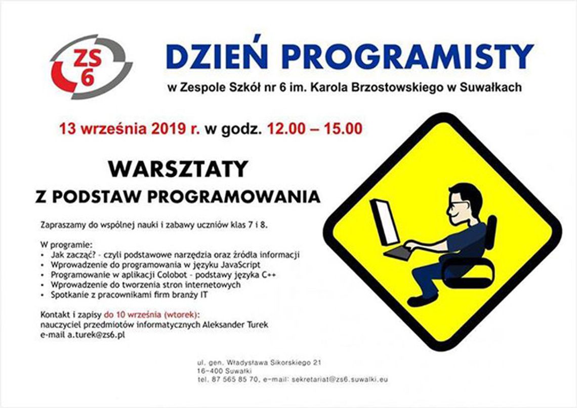 Dzień programisty w Zespole Szkół nr 6