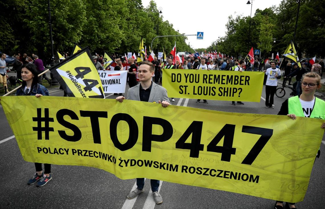 Polacy manifestowali przeciwko tzw. ustawie 447