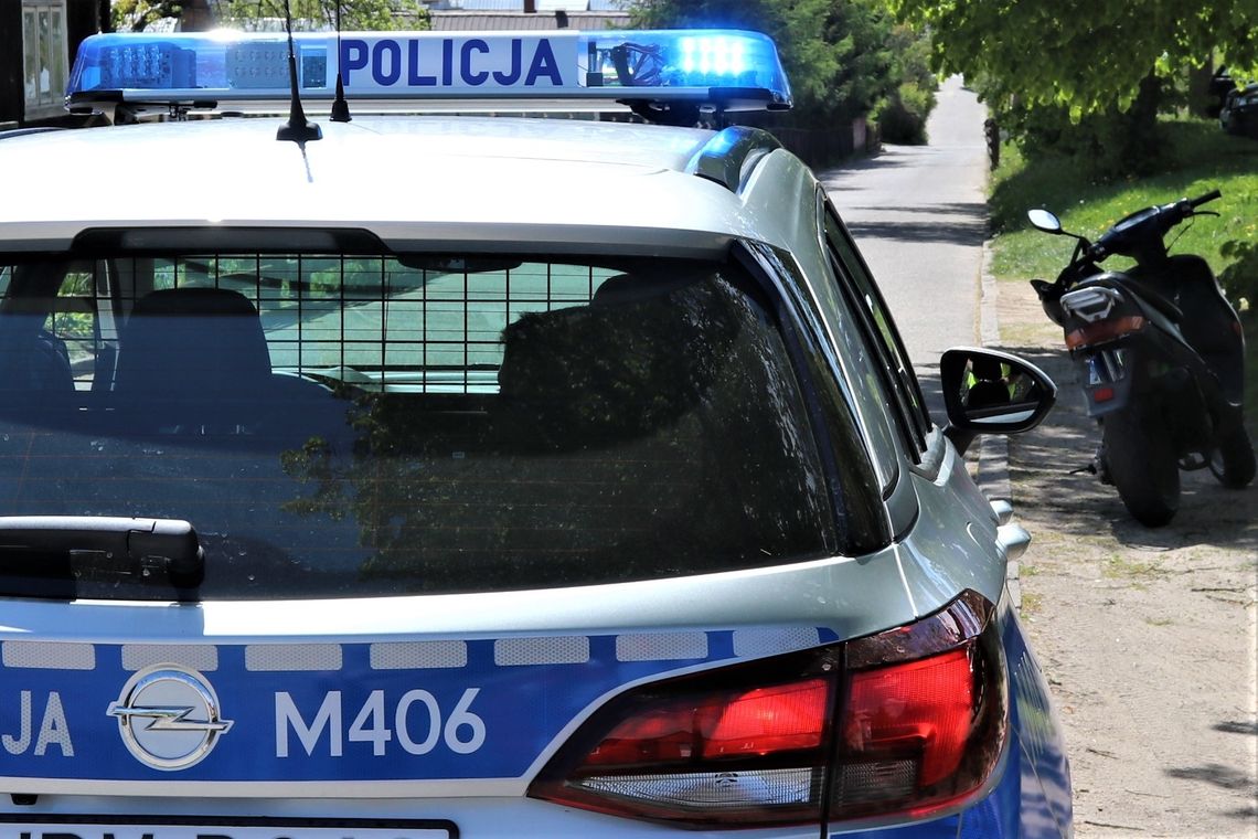 Policjanci ścigali pijanego motorowerzystę