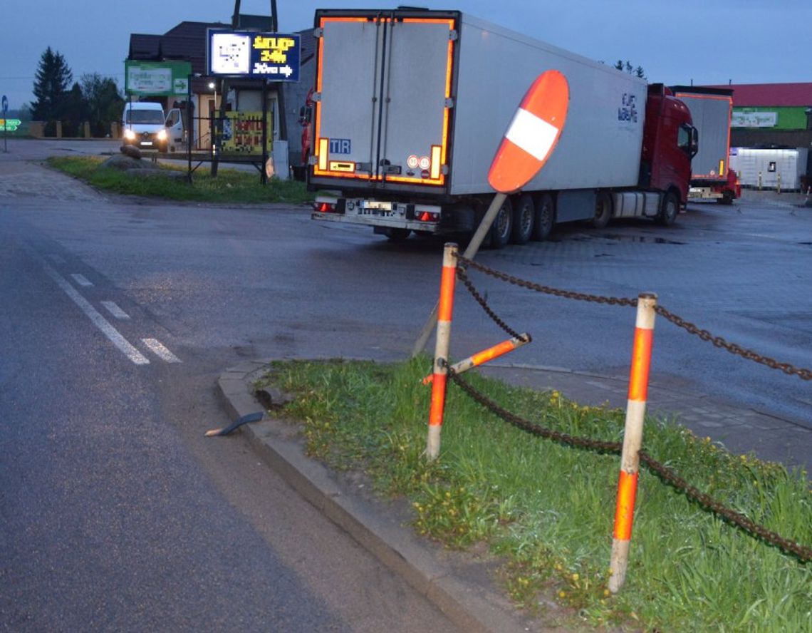 Policjanci zatrzymali pijanego kierowcę TIR-a