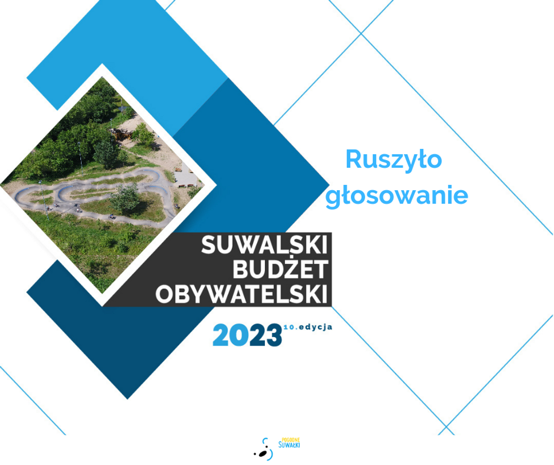 Suwałki/ Ruszyło głosowanie na projekty do budżetu obywatelskiego 2023