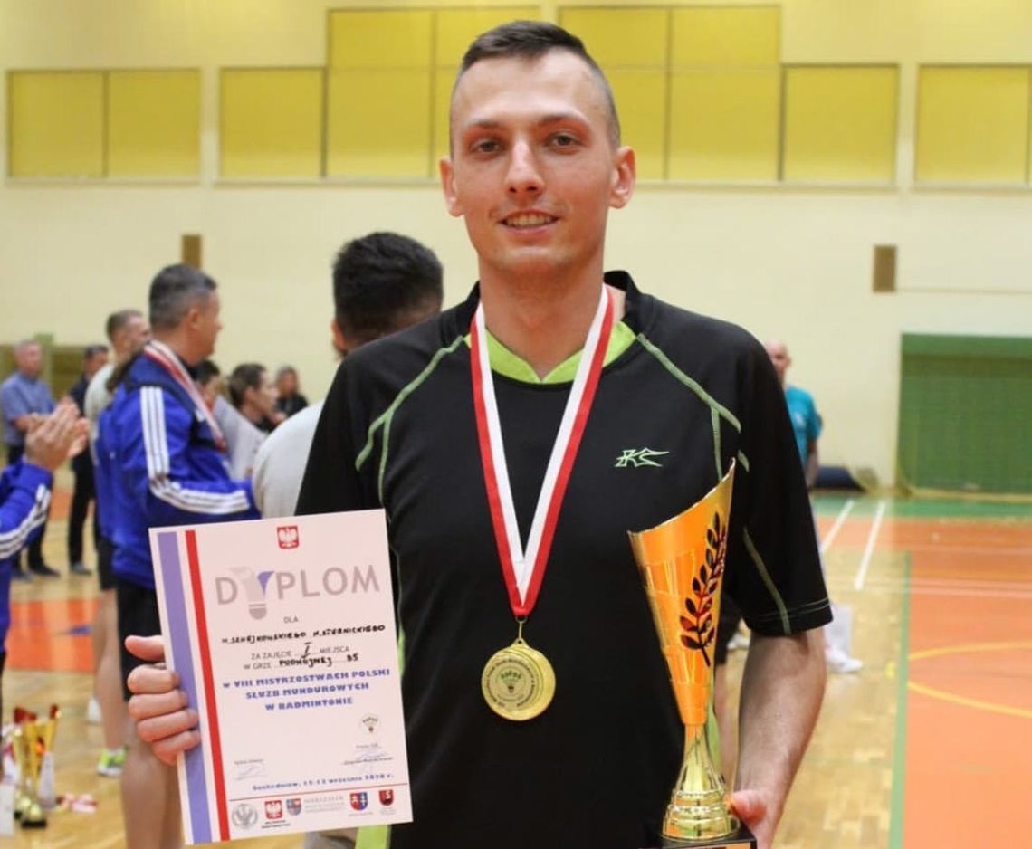 Suwalski żołnierz mistrzem Polski w badmintonie