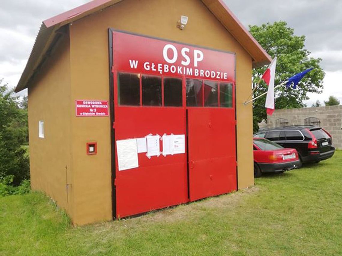 W Głębokim Brodzie komisja obwodowa w garażu OSP