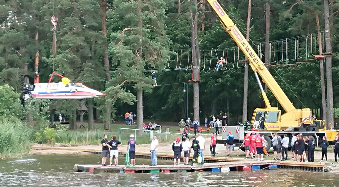 Zatonęła łódź podczas mistrzostw świata w Augustowie