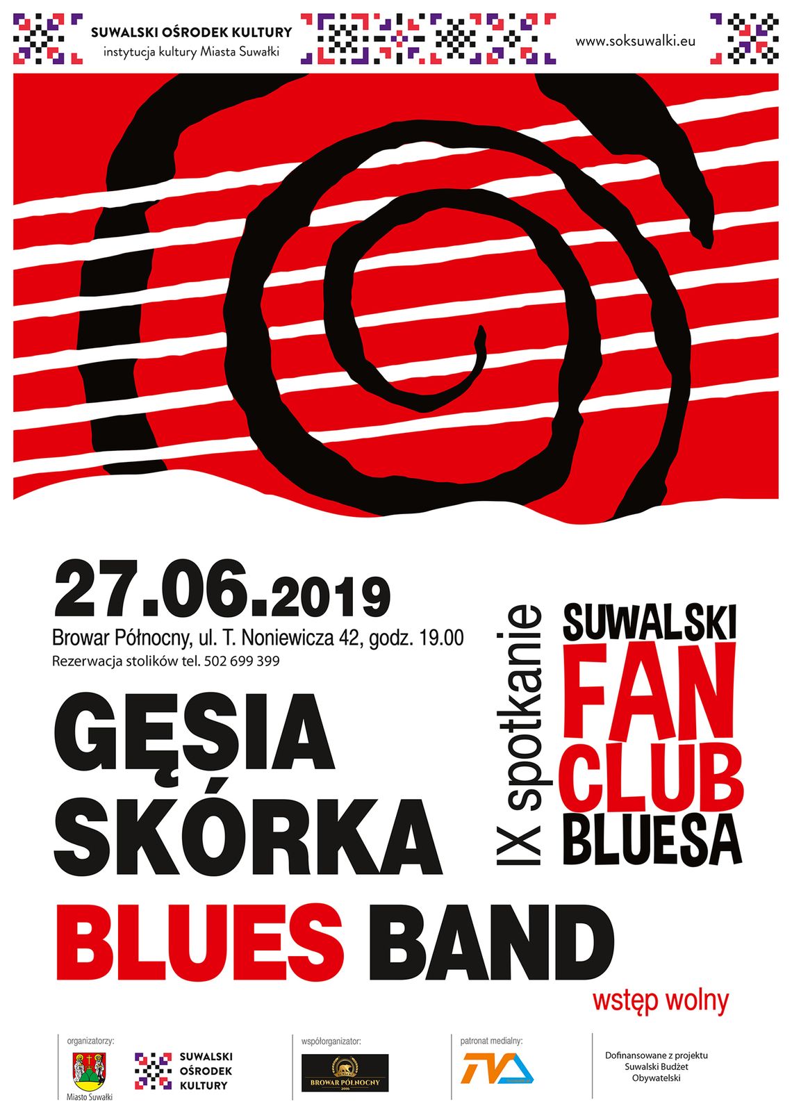 Gęsia Skórka Blues Band na spotkaniu Suwalskiego Fan Clubu Bluesa