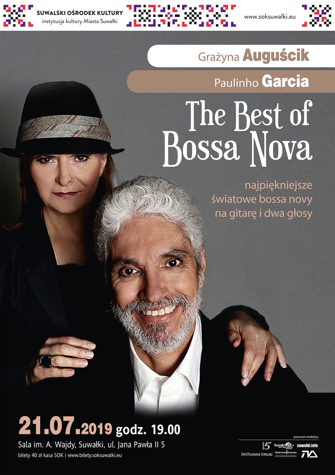 The Best of Bossa Nova - koncert Grażyny Auguścik i Paulinho Garcii 